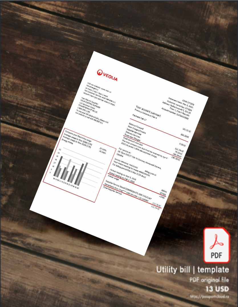 Utility bill | Albanian Power | Albania